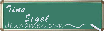 Tino Sigel Visitenkarte
